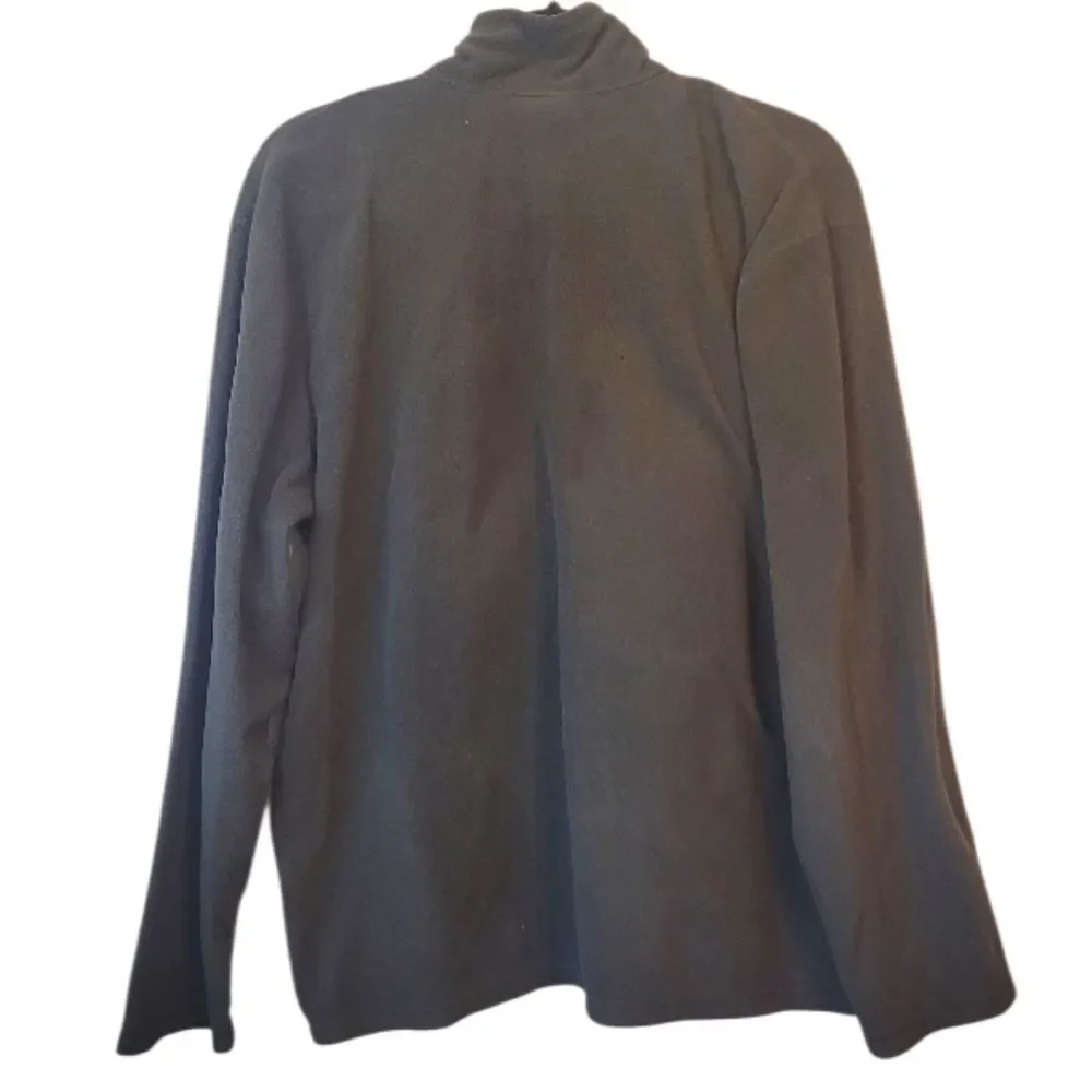 The North Face Men's Olive Green Fleece Quarter Zip Size L